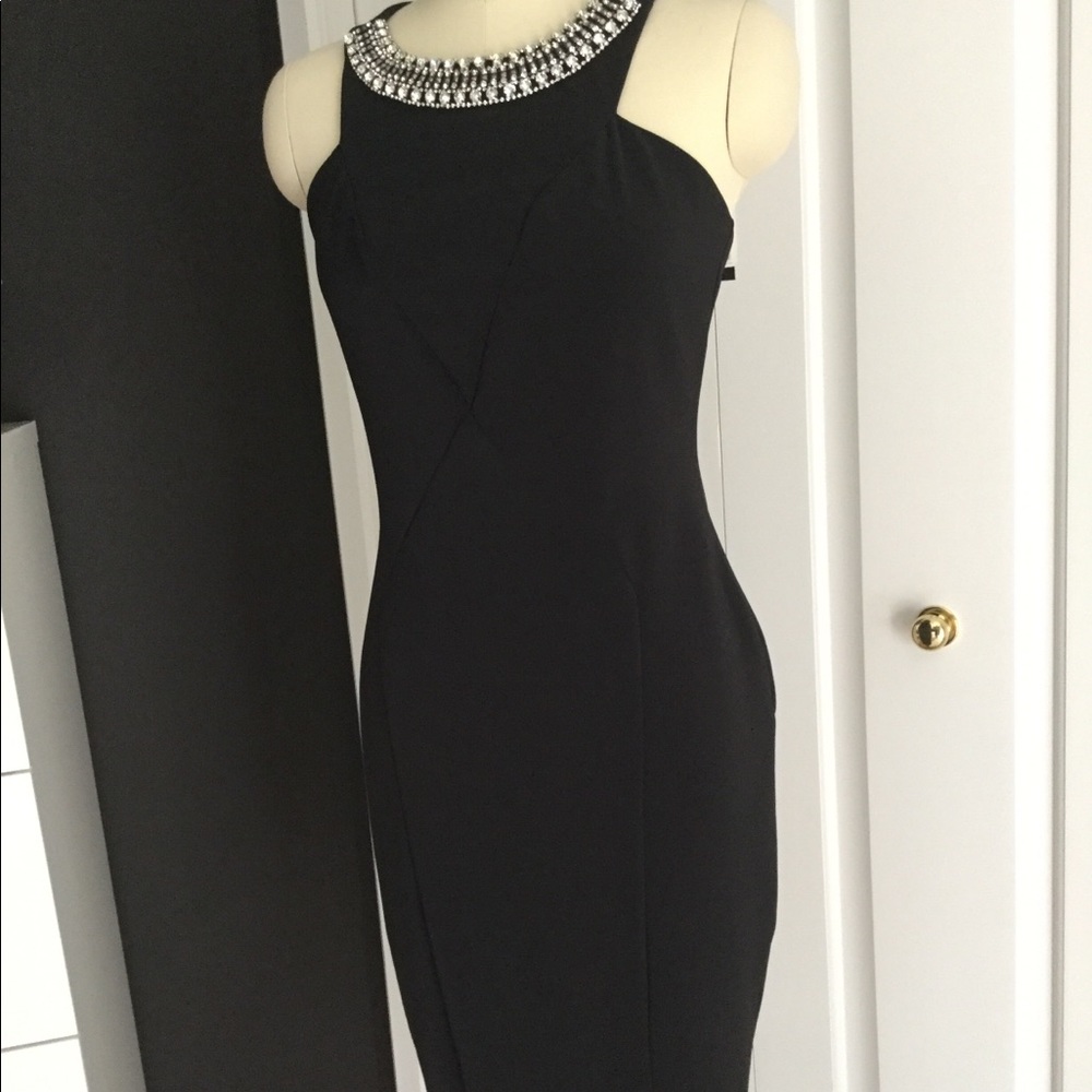 Zara Fantasy neckline dress